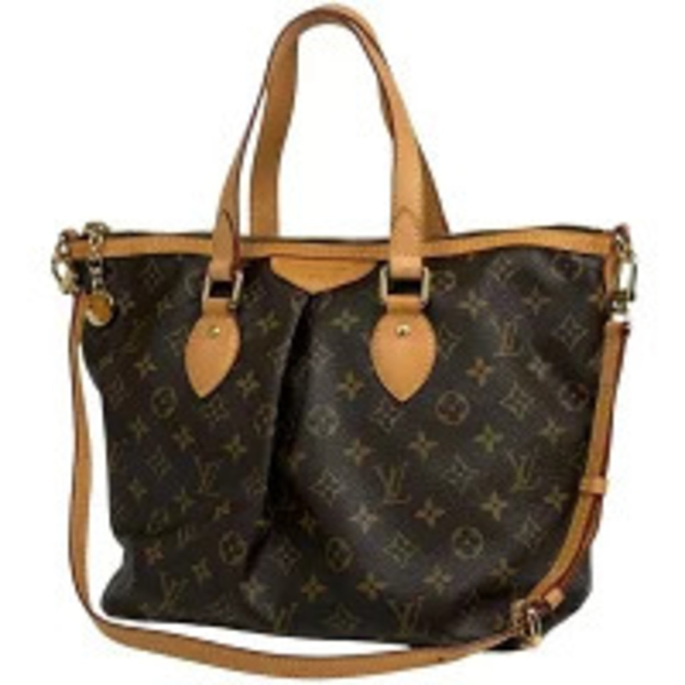 Louis Vuitton Palermo Shoulder Bag Handbag Monogram Brown
